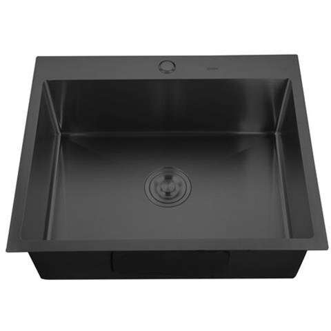 Chiuveta de Bucatarie HM5045-215 NANO-BLACK din Inox Negru
