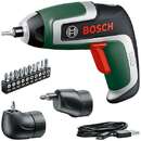 Surubelnita Bosch 06039E0021 Cu Acumulator IXO 7 Adaptoare Verde/Negru