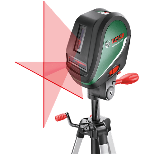 Nivela Laser Cu Linii 0603663901 Universal Level 3 Set Negru/Verde