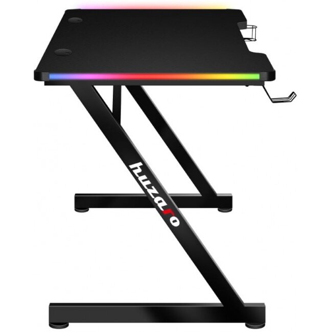 Birou Gaming Huzaro Hero 2.5 RGB Negru — imaginea 2