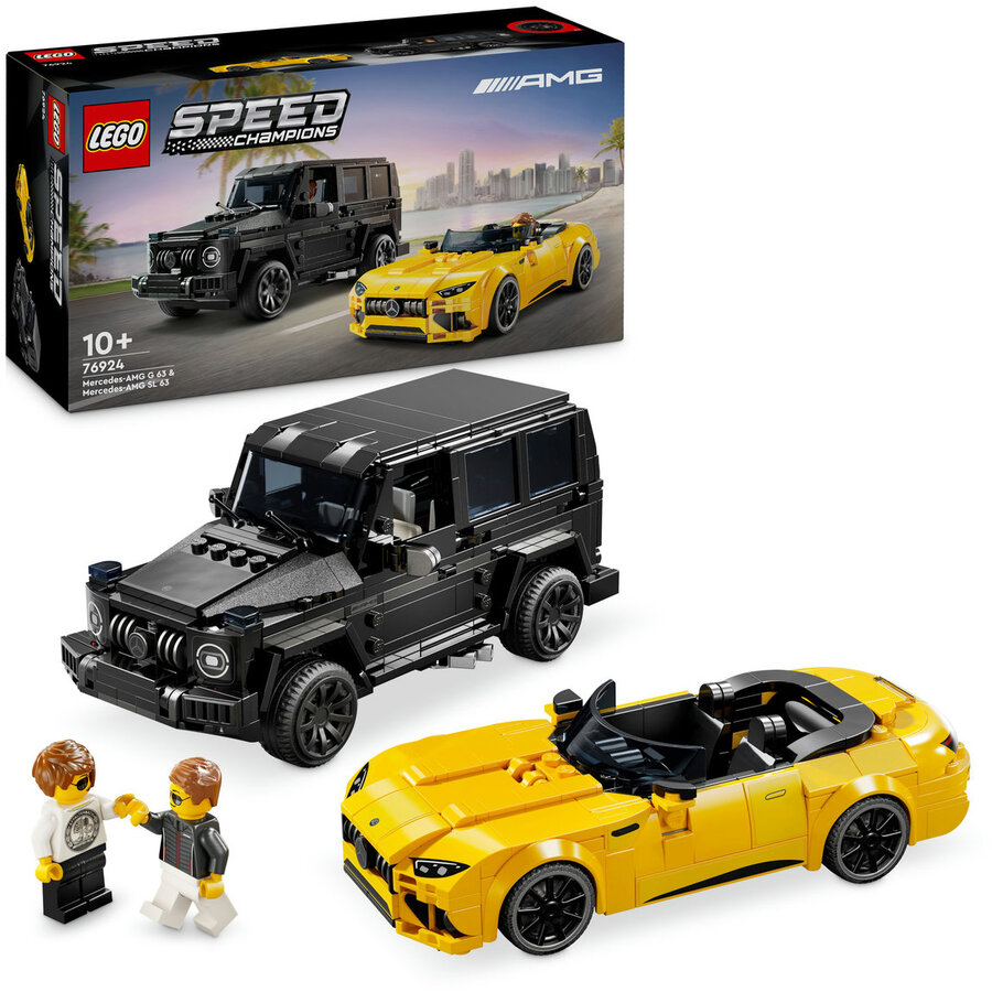 LEGO Mercedes-AMG G 63 și Mercedes-AMG SL 63 Numar piese 808 Varsta 10 + ani