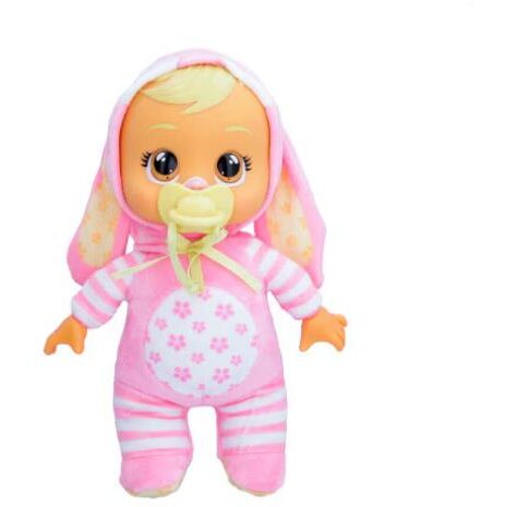Bebeluș IMC Cry Babies Tiny Cuddles Iepurașul Lola Roz