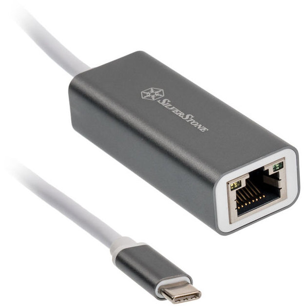 Adaptor SST-EP13C Gigabit Ethernet USB 3.1 Type C Alb