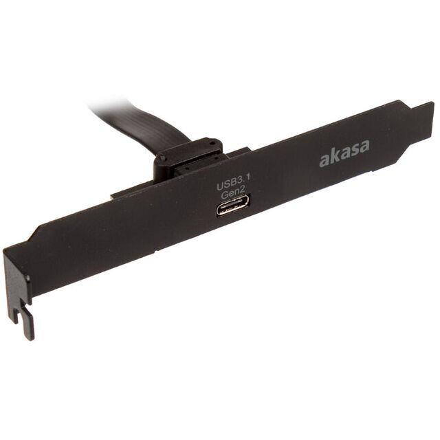 Adaptor AKASA USB 3.1 Gen2 Plug USB 3.1 Typ C Socket Negru
