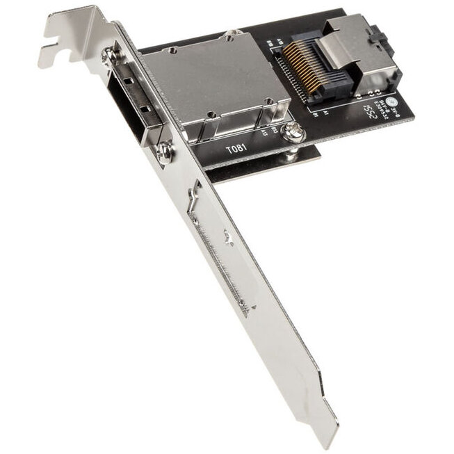 Adaptor Silverstone SST-SA011 Mini SAS SFF8087 SFF8088 Gri