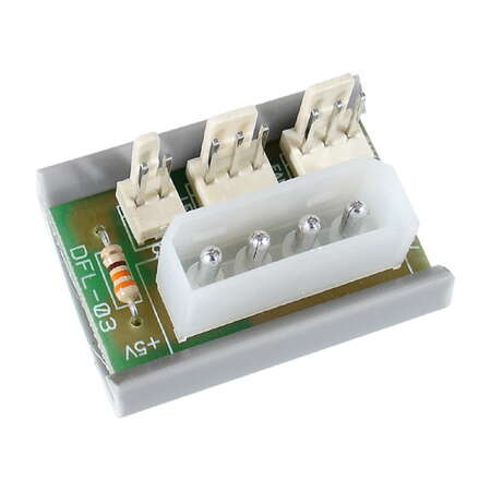(；ω；｀*) Adaptor Ventilator InLine 4Pin Molex Fan 3-Pin SOCKET 2x 2-Pin