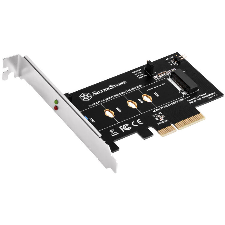 Suport M2 SST-ECM21-E  M-Key PCIe 4.0 x4 / x8 / x16