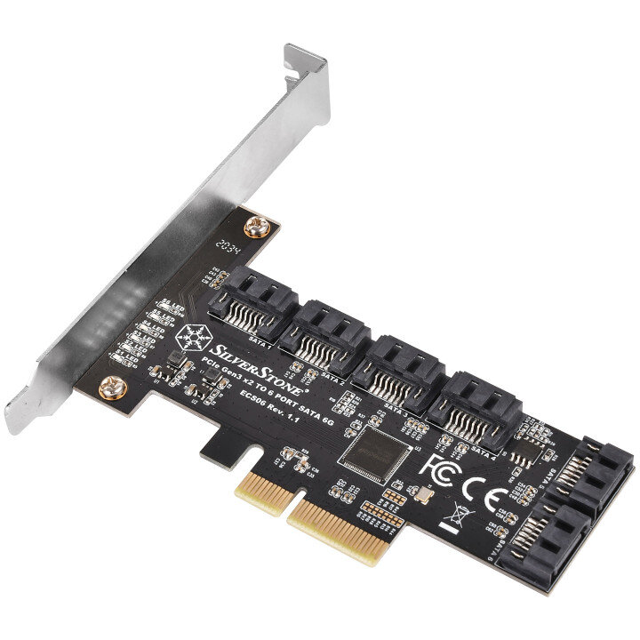 Adaptor SATA SST-ECS06 PCIe 3.0 6x SATA 6G Low Profile