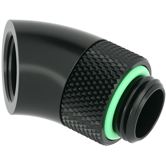 Adaptor Racirea  Apa 45 Grade G1/4inch Negru