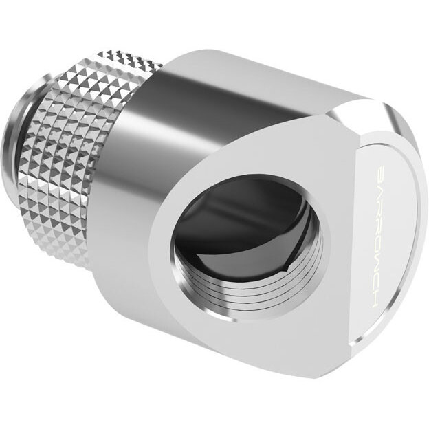 Adaptor Racirea  Apa 45 Grade G1/4inch  Argintiu