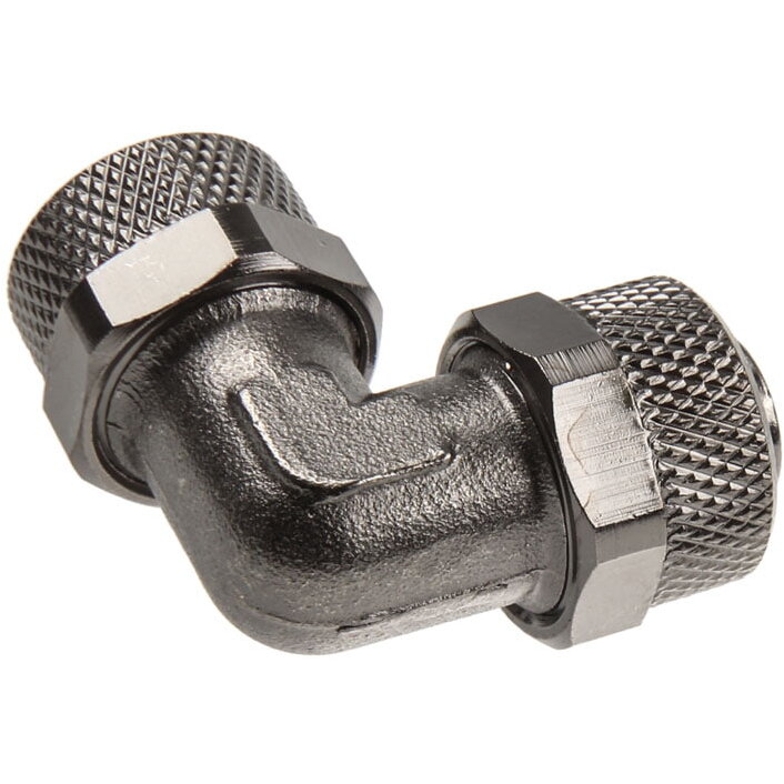 Adaptor Racirea  Apa 90 Grade 13/10mm  Nichel Negru