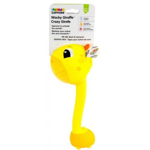 Jucarie Lamaze Girafa GIGI cu Sunete Galben