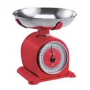 Bascula AR1PA3M Mecanic cu Bol Design Vintage Capacitate Maxima 5KG Diviziune 20G Functia Tara Rosu