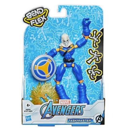 Figurina Avengers Bend and Flex Taskmaster 4ani+ 15cm