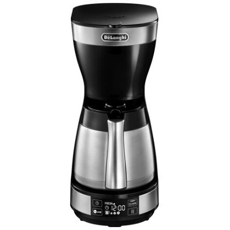 Cafetiera ICM16731 1.25L 10 Cesti 1200W Inox Negru