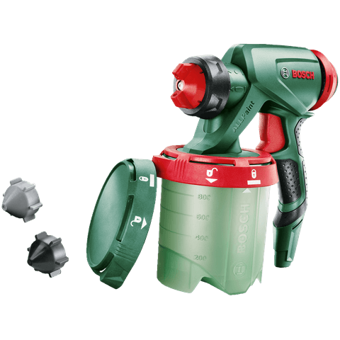 Pistol de Vopsit 1600A008W8 pentru Pulverizarea Fina a Tuturor Tipurilor de Vopsele Rezervor 1000ML Verde