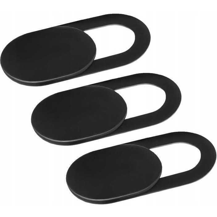 Protectie Webcam Pentru Laptop Telefon Tableta - Set 3buc Negru