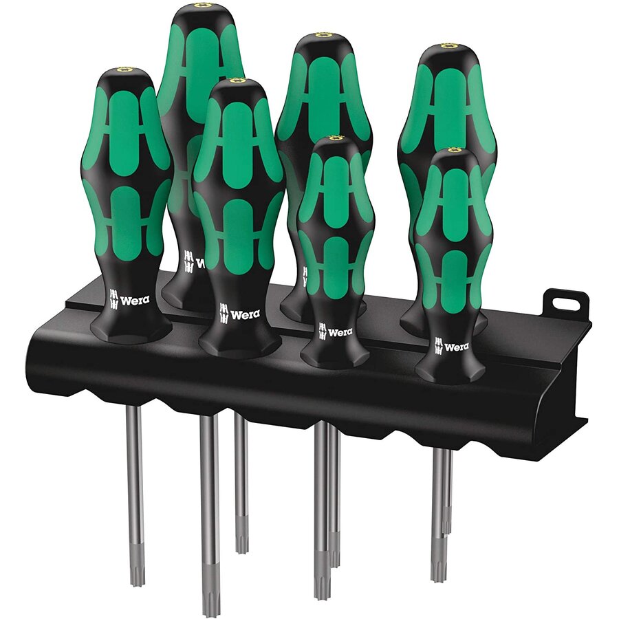 367/7 HF rack screwdriver set - Kraftform TORX, holder function