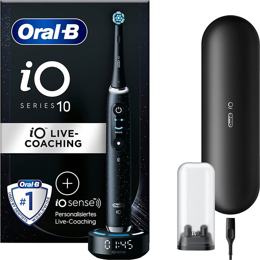 Oral-B iO Series 10, electric toothbrush (black, cosmic black)