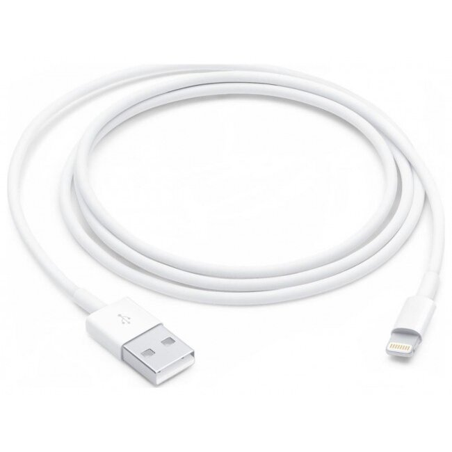 Cablu Date USB-A  Lightning 1.0m  Alb