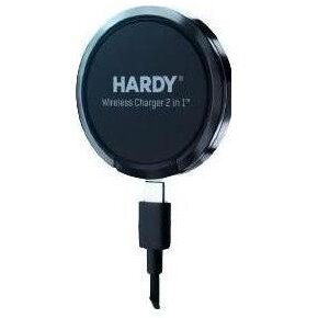 Incarcator Wireless Hardy 2in1 15W Negru