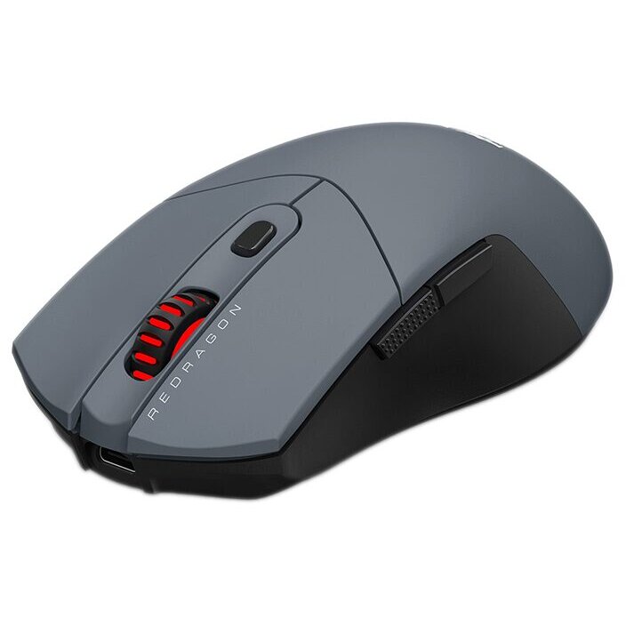 Mouse gaming wireless bluetooth si cu fir Redragon St4r Pro, Negru/Gri - imagine 2
