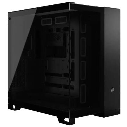 Carcasa 6500X Mid-Tower Dual Chamber Tempered Glass Negru