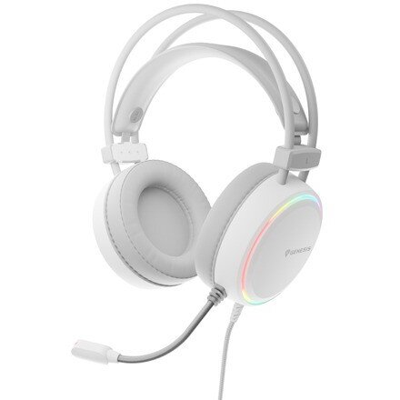 Casti Neon 613 RGB Alb