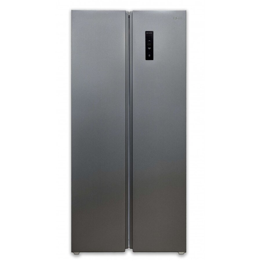 Frigider Side By Side SBS-473NFDIS Clasa E Capacitate 473L No Frost Control Touch Racire Rapida Congelare Rapida Mod Inteligent H178.5Cm Argintiu