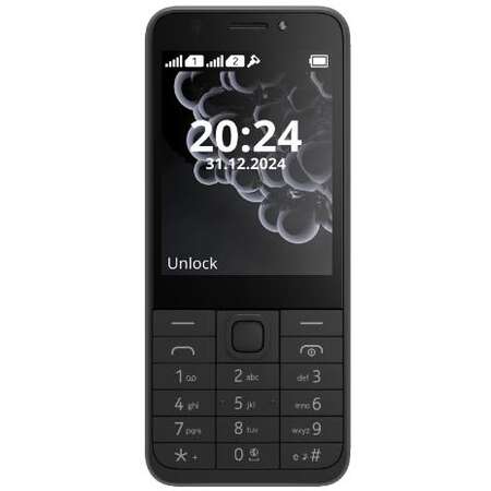 Telefon Mobil Nokia 230 (2024) Dual SIM Display 2.8Inch Spate Metalic 1450mAh Negru
