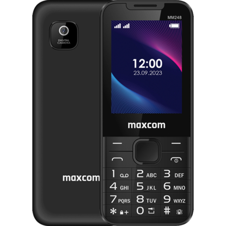 Telefon Mobil MaxCom MM248 4G Dual SIM 2.4Inch Negru