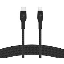 Cablu De Date\Incarcare USB-C to LTG Braided  1M Negru