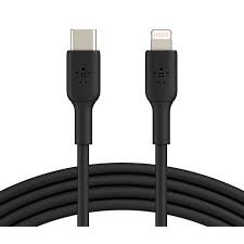 Cablu De Date\Incarcare USB-C to Lightning PVC  1M Negru