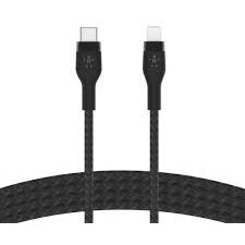 Cablu De Date\Incarcare USB-C to LTG Braided 3M Negru