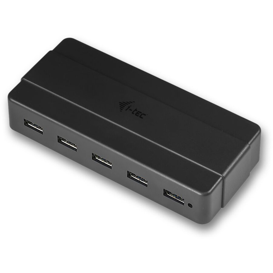 Hub USB U3HUB742 7 Porturi USB 3.0 + Adaptor Alimentare Negru