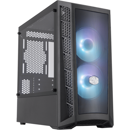 Carcasa Masterbox MB311L ARGB MiddleTower Gaming Tempered Glass  Negru