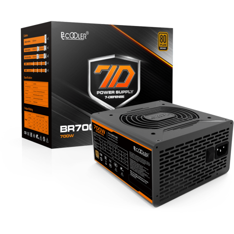 Sursa 700W  80+ Bronze   87% Negru