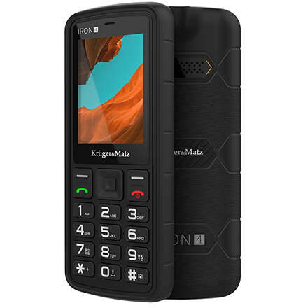 Telefon mobil Kruger&Matz KM0467 Iron 4 4G Dual SIM Negru