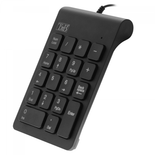 Tastatura Numerica MPV1 19 Taste Port USB Negru