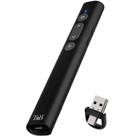 Presenter Laser Wireless USB-C / USB-A Dongle Negru