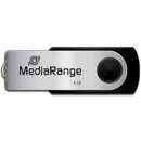 Stick Memorie MediaRange USB 2.0 Flash Drive 4GB Negru/Gri