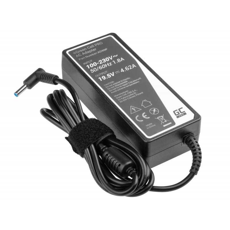 Incarcator Laptop AD65P 19.5V 4.62A 90W pentru HP 250 G2 ProBook 650 G2 G3 Pavilion 15-N 15-N025SW 15-N065SW 15-N070SW Negru