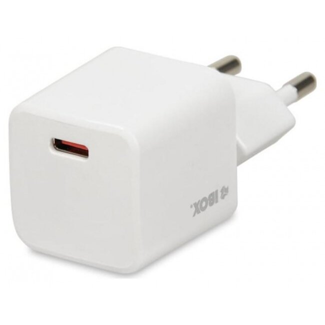 Incarcator ILUC38CW  Super Si PD30W + 1x USB-C USB-C Cablu  1m  Alb
