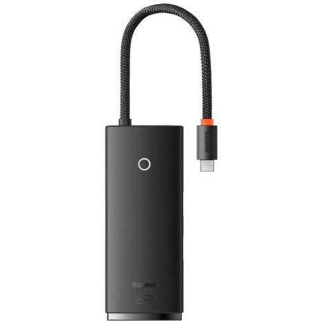 Docking Station Lite WKQX050101 Conectare USB Type-C 2x USB 3.0 1x USB Type C PD 1x HDMI 4K/30Hz Card Reader SD/microSD Negru