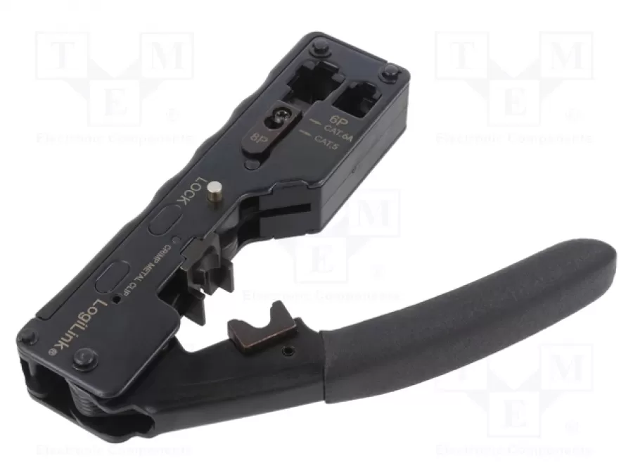 Clește Logilink WZ0025 pentru Sertizare Mufe Negru