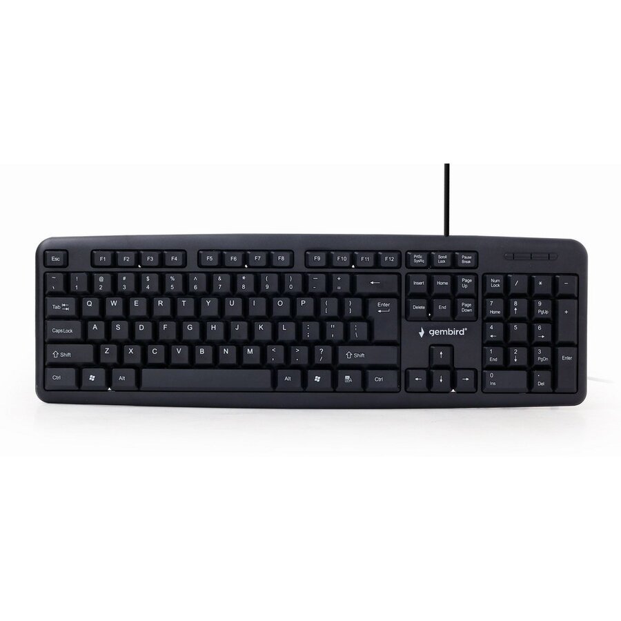 Tastatura KB-U-103-RU Office USB QWERTY Negru