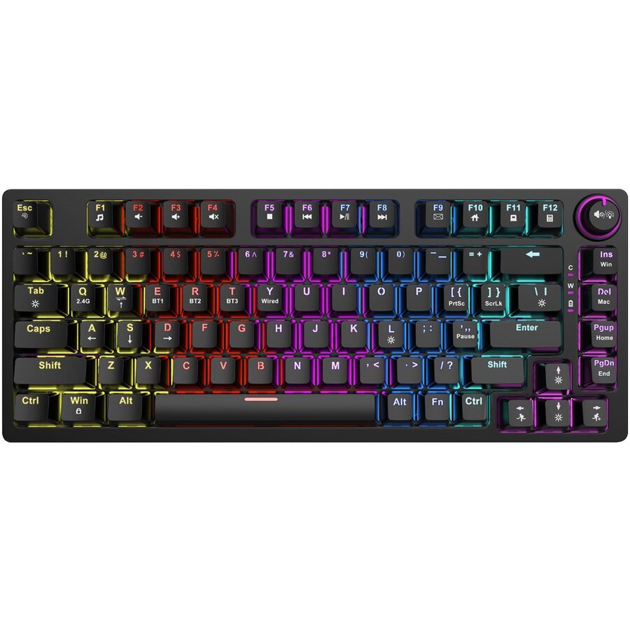 Tastatura PHENIX Wireless Mechanical  Gateron Red Pro ABS