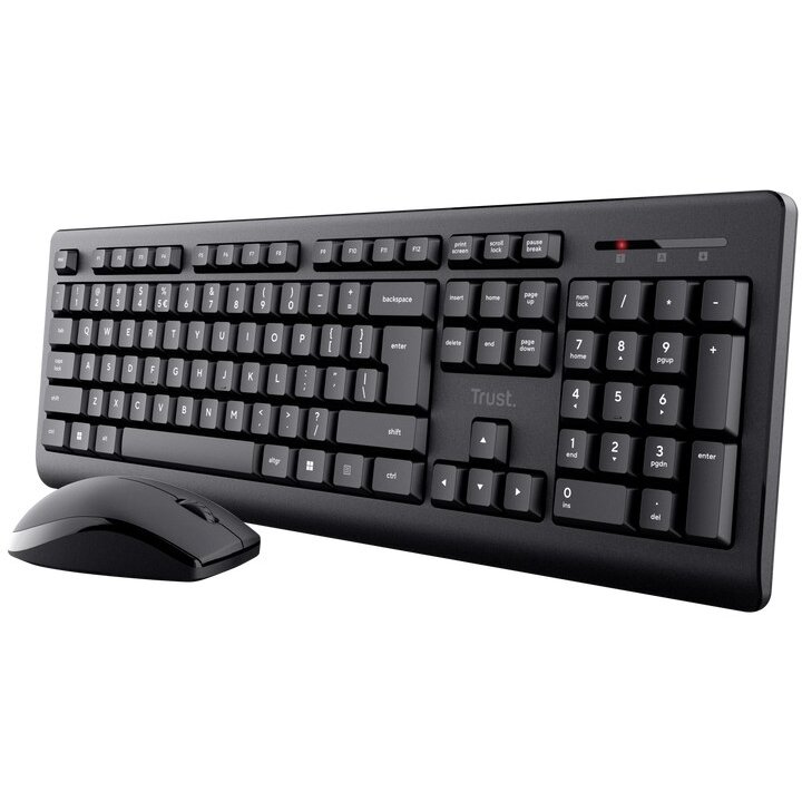 Kit tastatura si mouse Primo Mouse Universal RF Wireless QWERTY US English Negru