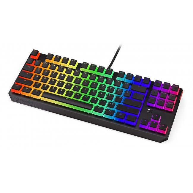 Tastatura Thock TKL Pud Kailh ReD RGB Negru