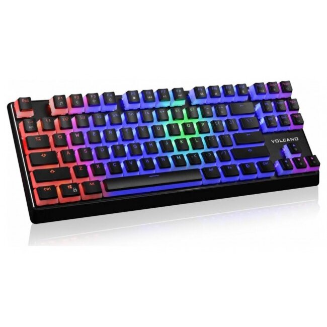 Tastatura Volcano Lanparty RGB Pudding Edition Black Outemu Brown